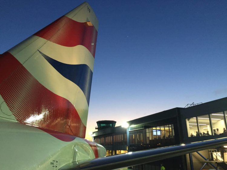 british airways embraer 170 london city airport