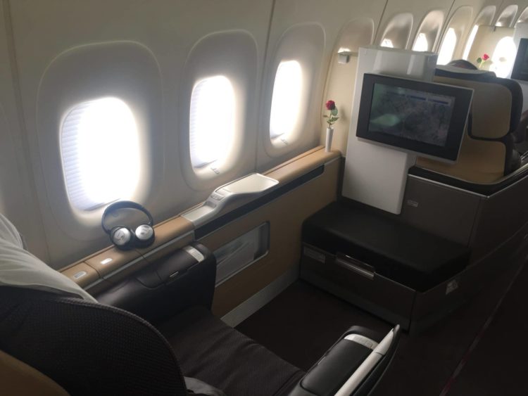 lufthansa first class boeing 747 8 sitz 1