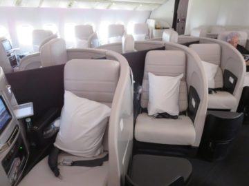 air new zealand business class boeing 777 200 kabine 2