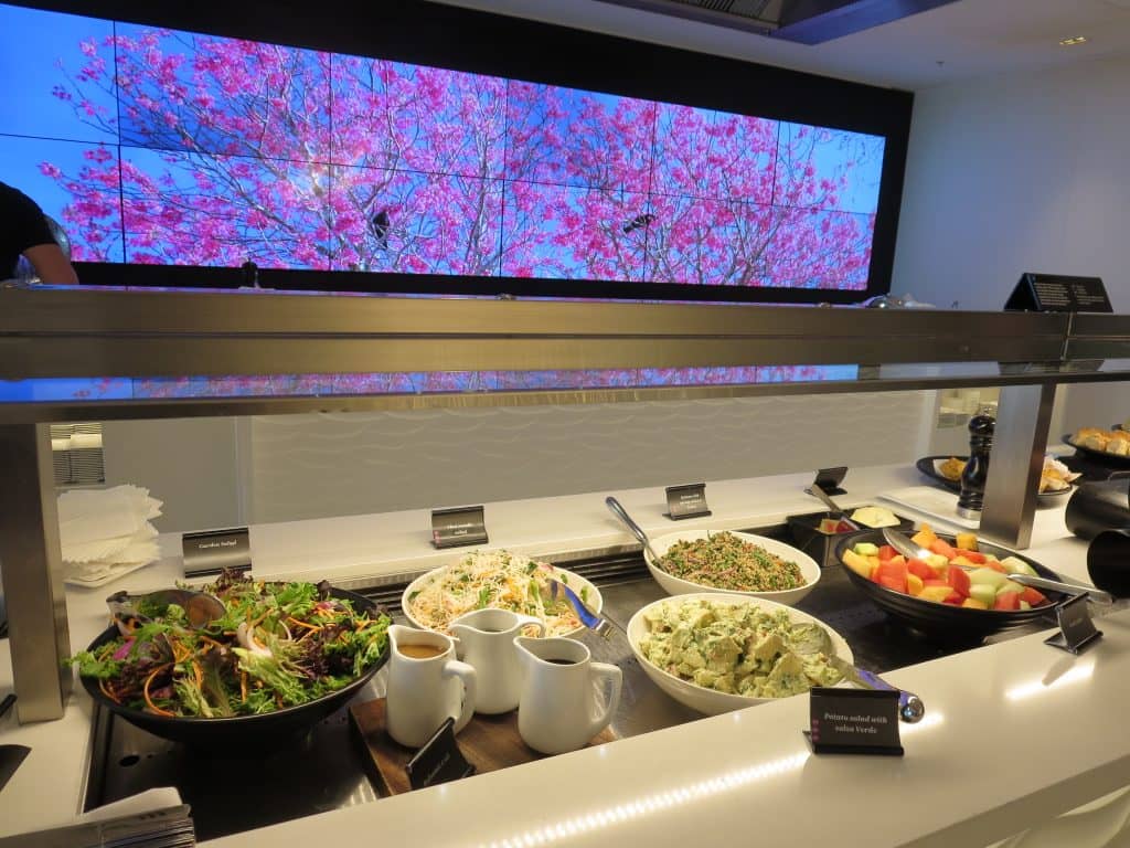 air new zealand sydney international lounge buffet 1
