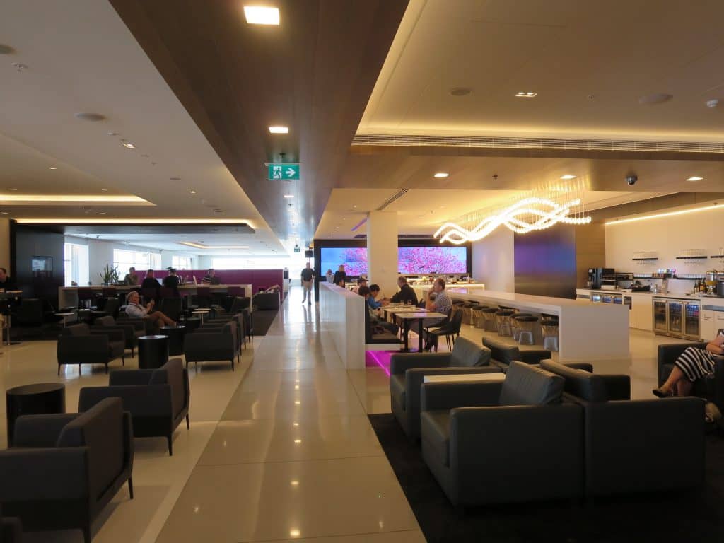 air new zealand sydney international lounge flur 1
