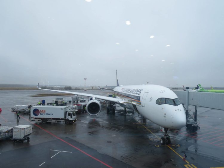 singapore airlines a350 moskau