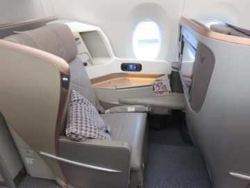 singapore airlines business class a350 sitz 1