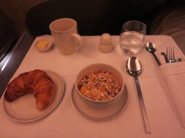 singapore airlines business class a350 essen fruhstuck 2