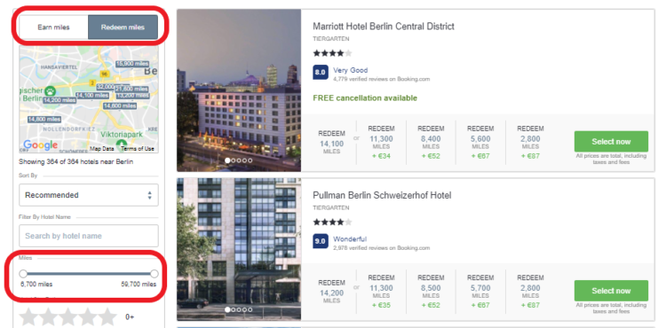 Life Miles Hotels Suchergebnisse