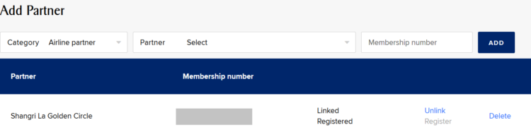 Singapore Airlines Krisflyer Shangri La Infinite Journeys Accounts Verlinken