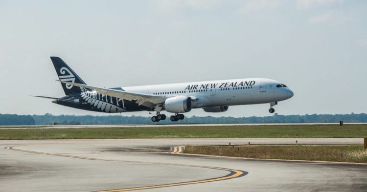 air new zealand boeing 787 9 landung copyright