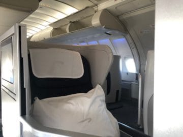 british airways business class boeing 747 blick nachbarsitz