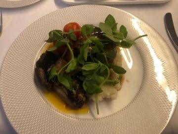 british airways first class boeing 777 australian beef