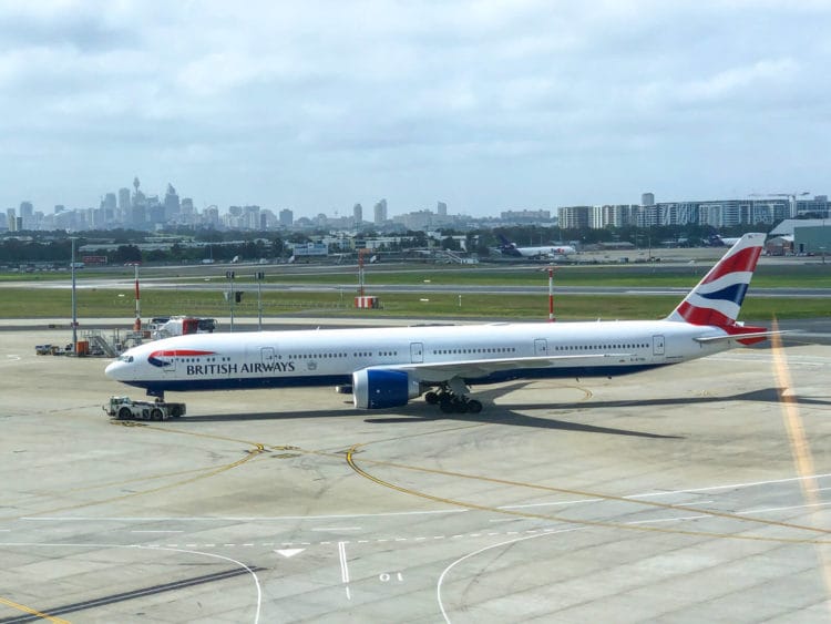 british airways first class boeing 777 flugzeug