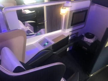 british airways first class boeing 777 sitz