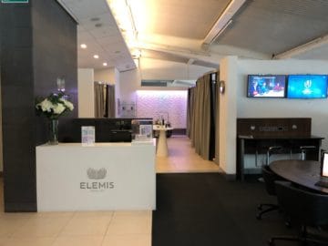 british airways galleries club lounge london heathrow terminal 5 b gates spa bereich