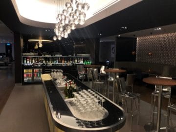 british airways lounge singapore getraenkebereich