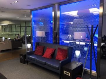 british airways lounge singapore sofa