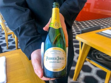 qantas first class lounge sydney perrier jouet