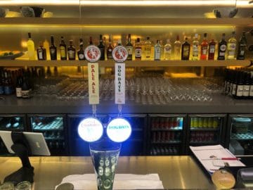 qantas lounge singapore auswahl bier