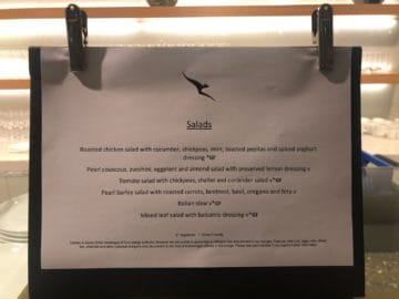 qantas lounge singapore auswahl salat
