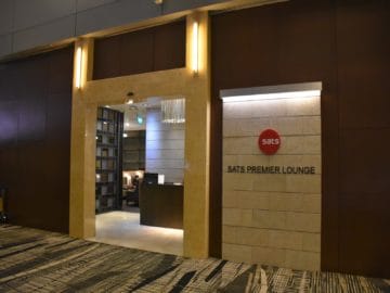 sats premier lounge singapur terminal 3 eingang