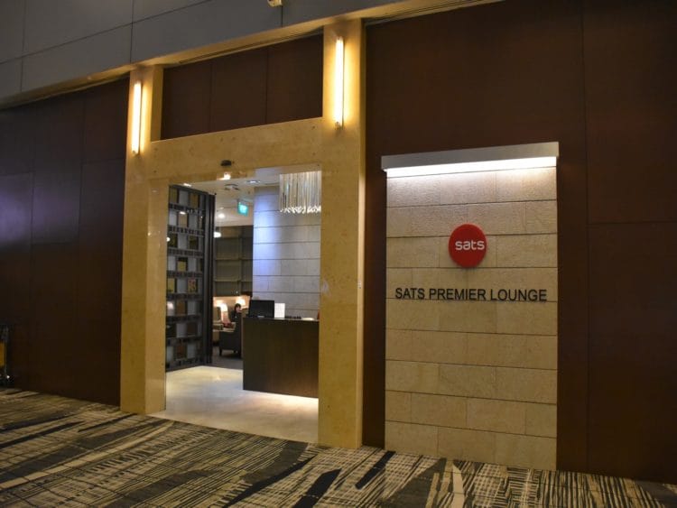sats premier lounge singapur terminal 3 eingang