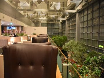 sats premier lounge singapur terminal 3 sitze mit ausblick