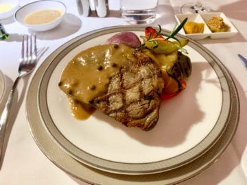 singapore airlines suites class 380 800 abendessen 10