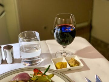 singapore airlines suites class 380 800 abendessen 11