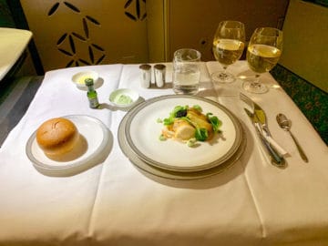 singapore airlines suites class 380 800 abendessen 6