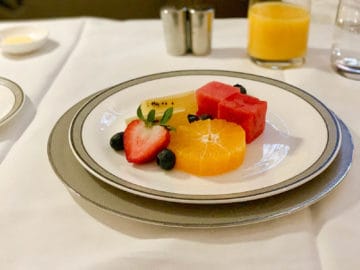 singapore airlines suites class 380 800 fruehstueck 3