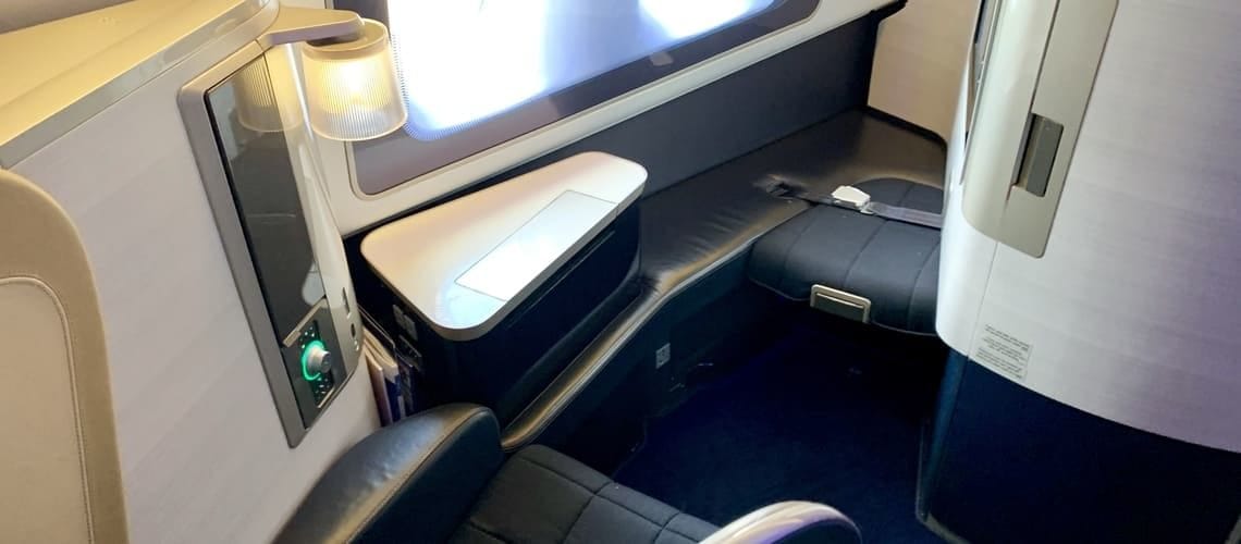 slider british airways first class