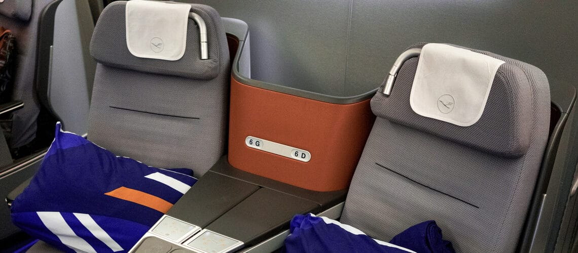 slider lufthansa business class