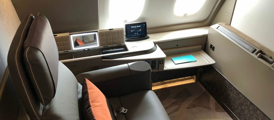 slider singapore airlines suite