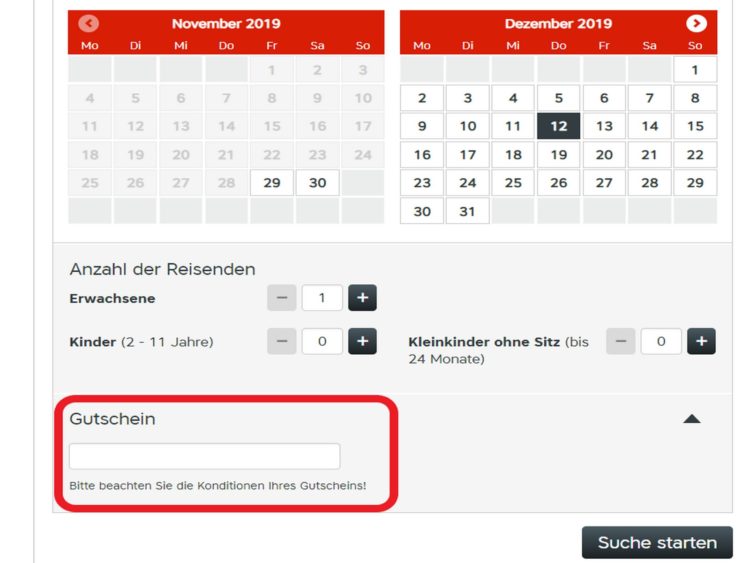 Austrian Gutschein Einloesen