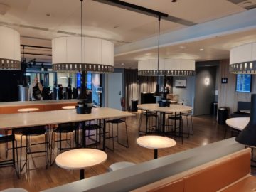 sas business lounge oslo ausblick richtung ausgang