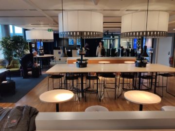 sas business lounge oslo ausblick zentral