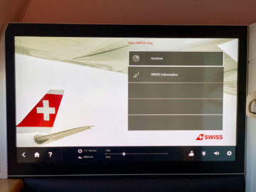 swiss first class a340 300 ife 2