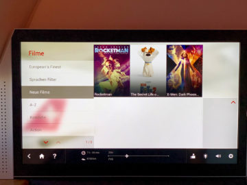 swiss first class a340 300 ife 6