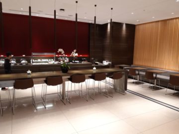 Air Canada Maple Leaf Lounge London Speisebereich