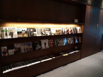 Air Canada Maple Leaf Lounge London Zeitschriften