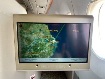 asiana business class a350 900 airshow 4