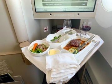 asiana business class a350 900 tisch 3