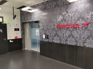 Austrian Airlines Business Lounge Nonschengen Eingang