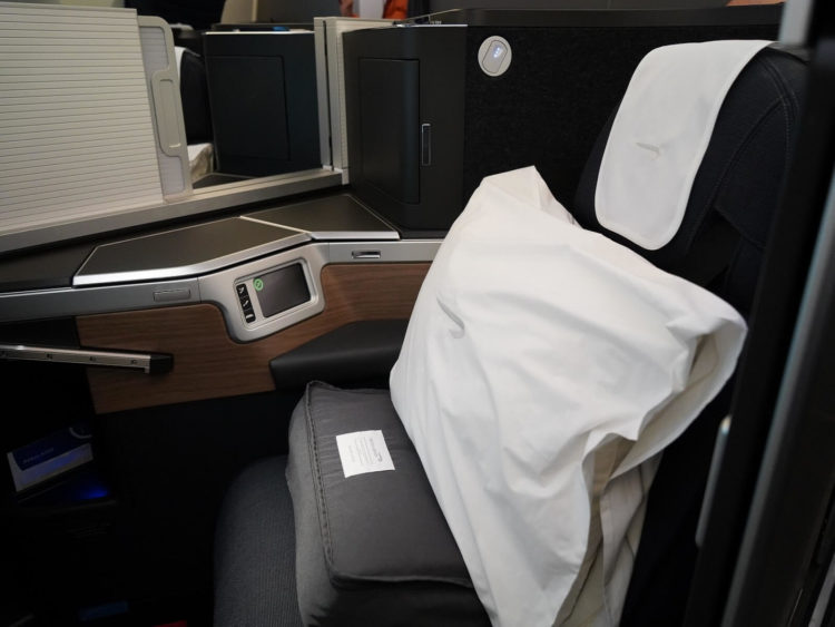 british airways business class a350 1000 mittlerer sitzplatz