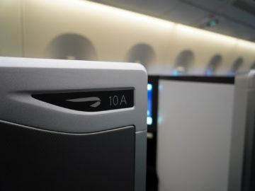 british airways business class a350 1000 sitznummer