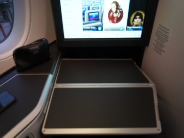 british airways business class a350 1000 tisch