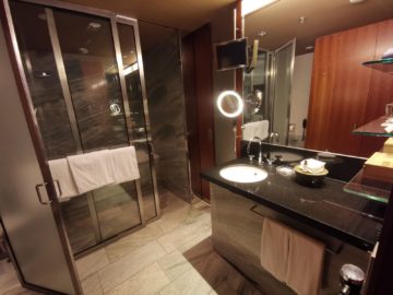 grand hyatt berlin king bett zimmer mit stadtblick badezimmer1