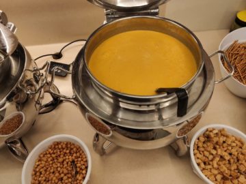 Jet Lounge Wien Cremesuppe