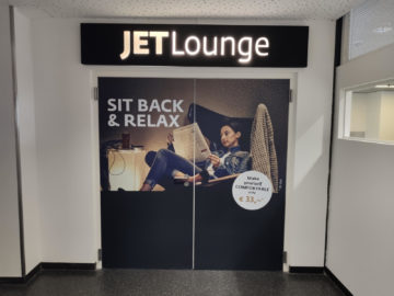 Jet Lounge Wien Eingangstür