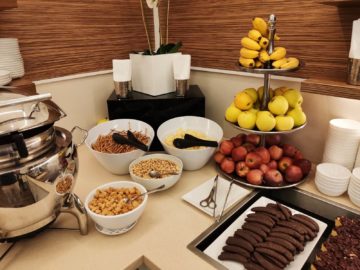 Jet Lounge Wien Snacks Obst