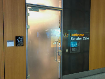 Lufthansa Senator Cafe Muenchen Eingang