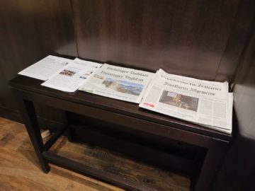 Marriott Muenchen Airport Lesestoff
